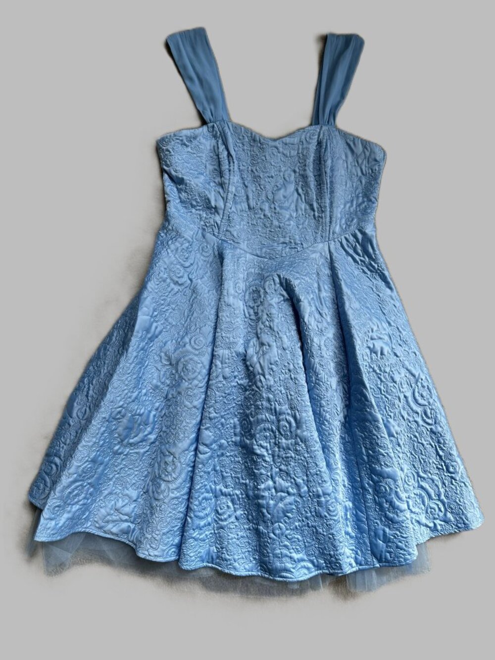 Disney + Torrid Blue Cinderella Dress Corset A Line Midi Size 20 Embroidered - Picture 3 of 12